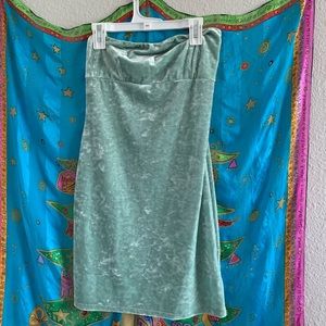 Velvet green urban dress!